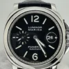 Panerai-Luminor-Marina-PAM00104-Black-Dial-On-A-1.webp Panerai Luminor Marina PAM00104 Cadran noir sur bracelet en alligator noir