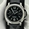 Panerai-Luminor-Marina-PAM00104-Black-Dial-On-A-10.webp Panerai Luminor Marina PAM00104 Cadran noir sur bracelet en alligator noir