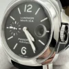 Panerai-Luminor-Marina-PAM00104-Black-Dial-On-A-4.webp Panerai Luminor Marina PAM00104 Cadran noir sur bracelet en alligator noir