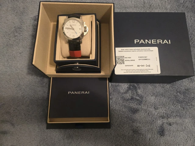 Panerai-Luminor-Mens-Luxury-Watch-PAM01367-Unworn (1) Montre de luxe pour homme Panerai Luminor - PAM01367. Neuve, jamais portée, avec boîte et papiers. Date de sortie : octobre 2025.