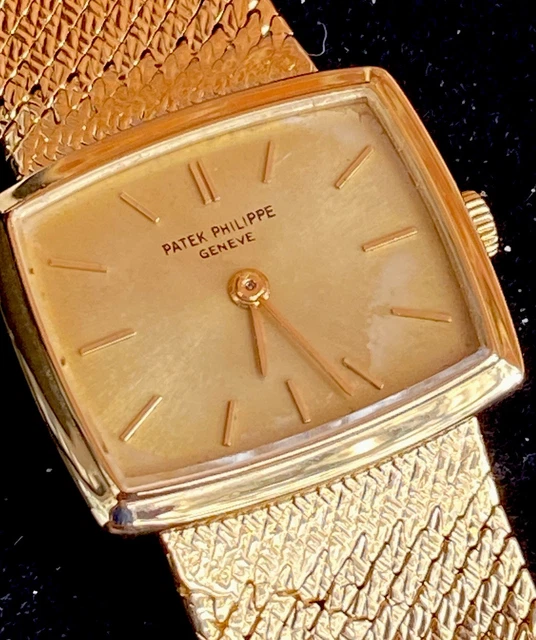 Montre Patek Philippe pour femme, 23 mm, or massif 18 carats, 50 g, remontage manuel, réf. 3352/1