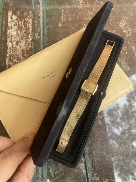 Montre Patek Philippe pour femme, 23 mm, or massif 18 carats, 50 g, remontage manuel, réf. 3352/1