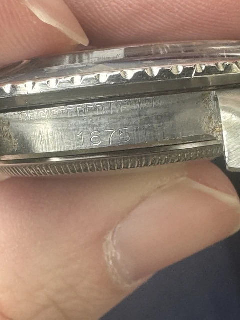 Rolex GMT-Master 1675 dorée, commande spéciale VIP, pour gaucher