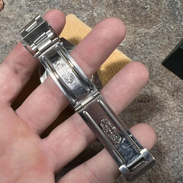 Montre automatique Rolex Submariner Date 16610 en acier avec cadran noir de 40 mm !!