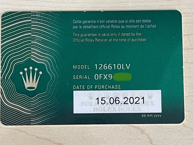 Rolex Submariner Réf. 126610LV « Starbucks »