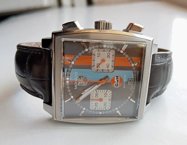 TAG HEUER Monaco Gulf CW2113 « Édition Limitée » - Coffret complet