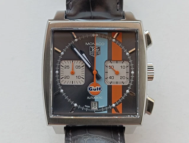 TAG HEUER Monaco Gulf CW2113 « Édition Limitée » - Coffret complet