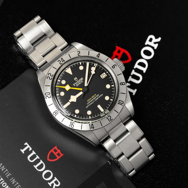 TUDOR Black Bay Pro GMT 39 mm 2022 Cadran noir Acier inoxydable Automatique - 79470