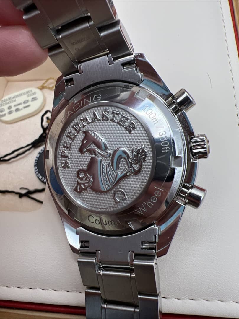 Omega Speedmaster Racing 40 mm Acier/Acier Montre Chronographe