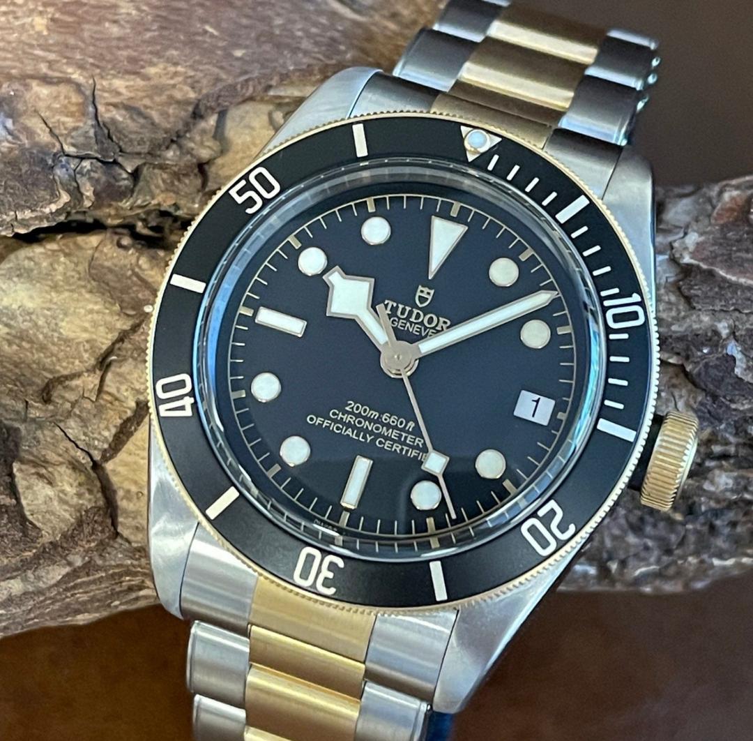 Tudor - Black Bay Acier/Or jaune - Coffret complet 2018 - Réf. 79733N