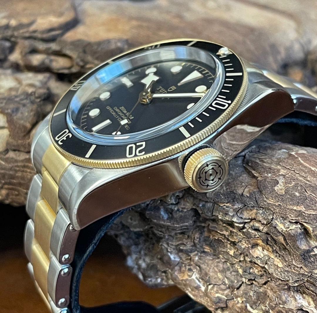 Tudor - Black Bay Acier/Or jaune - Coffret complet 2018 - Réf. 79733N