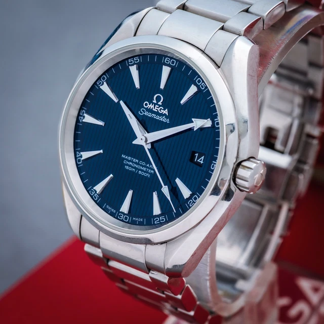 Montre Omega Seamaster Aqua Terra 23110422103003 à cadran bleu Aquaterra 150 m