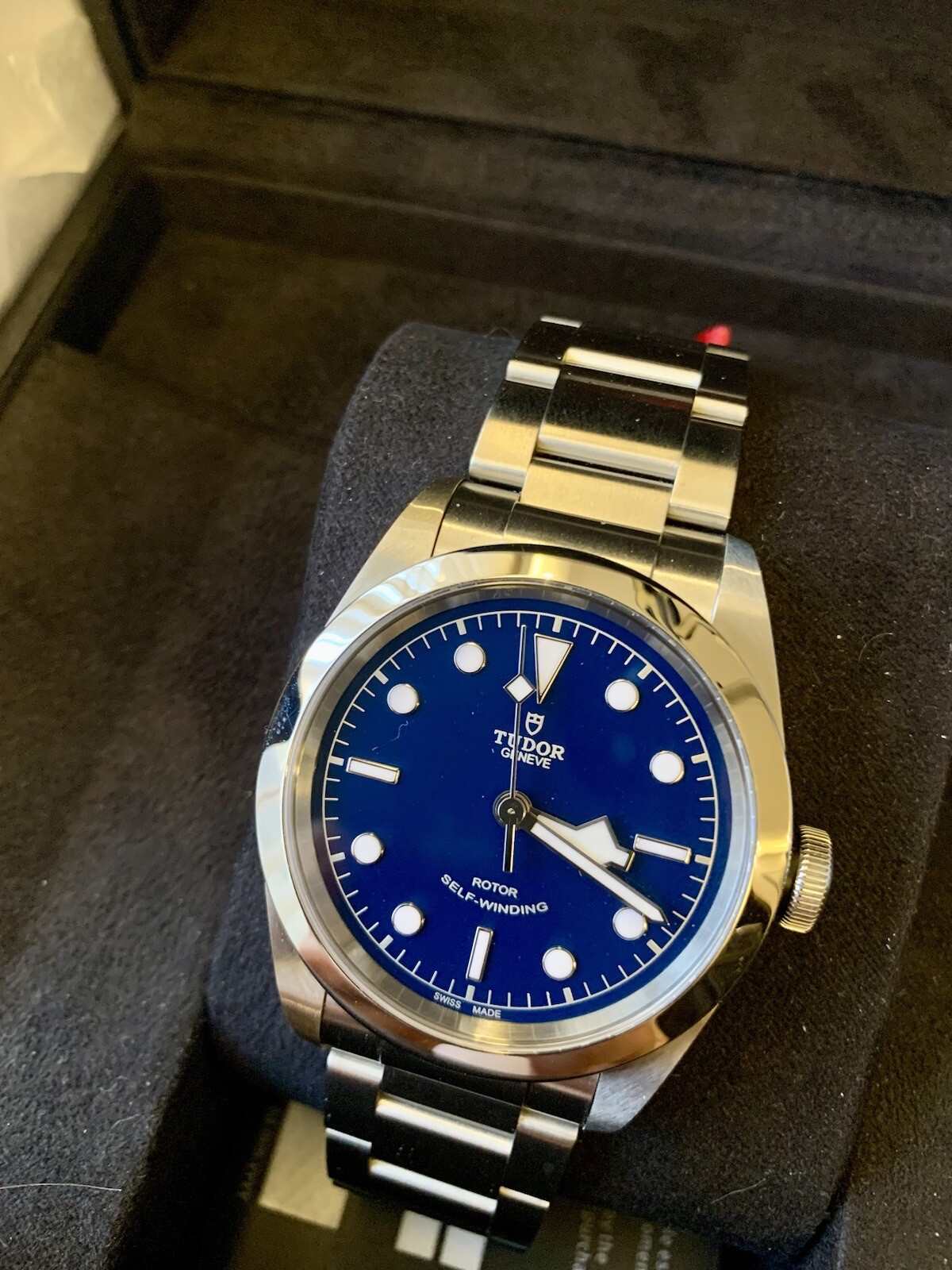 TUDOR (par Rolex) - Black Bay - Cadran bleu - Acier - Automatique NEUF - ENSEMBLE COMPLET